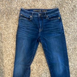 American eagle slim fit jeans, dark wash, size 32